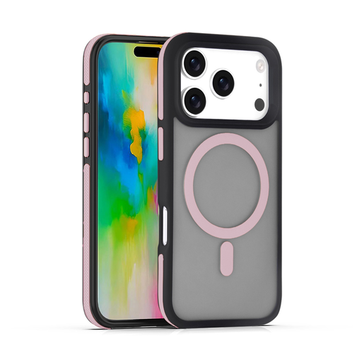 [CS-I17P-PBC-PN] Polarized Bumper Case with Magsafe for iPhone 17 Pro - Pink
