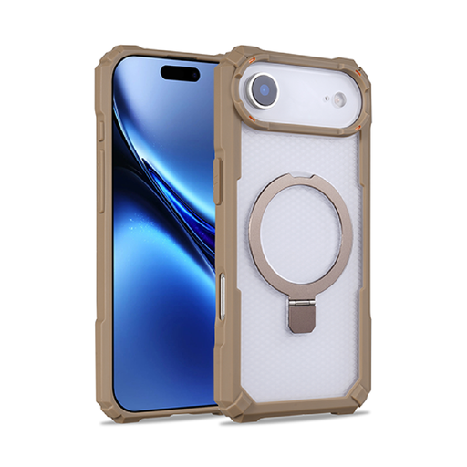 [CS-I17A-RUG-GO] Rugged Stand Case for iPhone Air - Gold