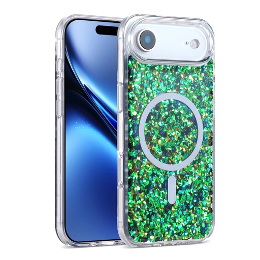 [CS-I17A-MGL-GR] Magsafe Glitter Case for iPhone Air - Green