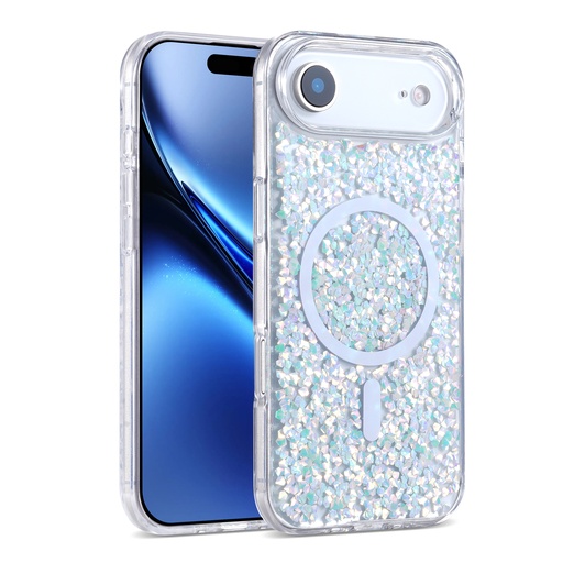 [CS-I17A-MGL-SI] Magsafe Glitter Case for iPhone Air - Silver