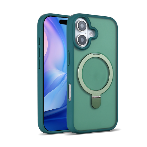 [CS-I17-MSCL-GR] MagStand Case for  iPhone 17 - Green