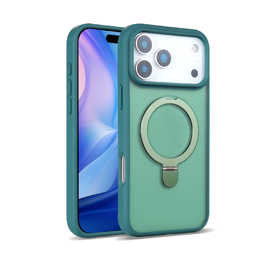[CS-I17P-MSCL-GR] MagStand Case for  iPhone 17 Pro - Green
