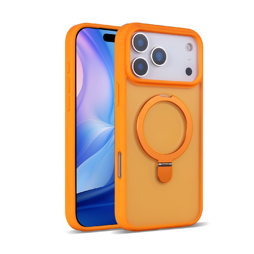 [CS-I17P-MSCL-OR] MagStand Case for  iPhone 17 Pro - Orange