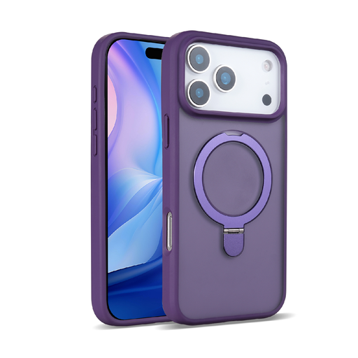 [CS-I17PM-MSCL-PU] MagStand Case for  iPhone 17 Pro Max - Purple
