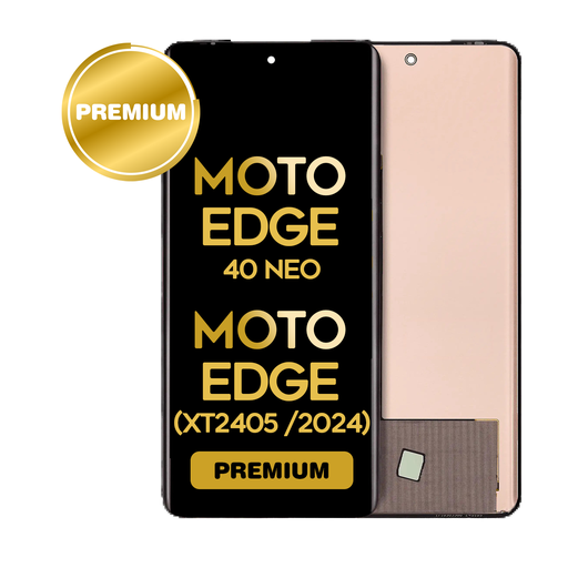 [LCD-XT2405-BK] OLED Assembly Without Frame For Motorola Moto Edge 40 Neo (XT2307-1 / 2023) / Moto Edge 2024 (XT2405 / 2024) (Premium) (All Colors)