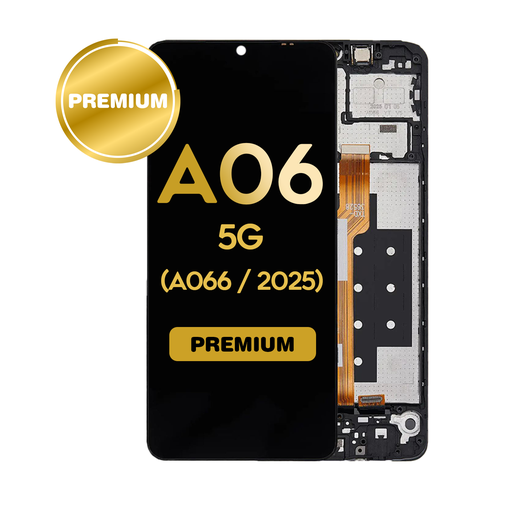 [LCD-A066-WF-BK] LCD Assembly With Frame For Samsung Galaxy A06 5G (A066/ 2025) (Premium) (All Colors)