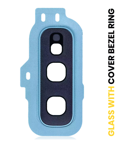 [SP-S10E-BCLWCBR-BL] Back Camera Lens With Cover Bezel Ring For Samsung Galaxy S10E (Prism Blue) (Premium)