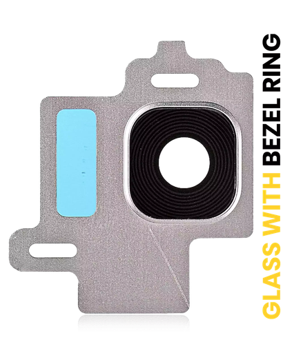 [SP-S8-BCLWBR-SLV] Back Camera Lens With Bezel Ring For Samsung Galaxy S8 (Arctic Silver) (Premium)