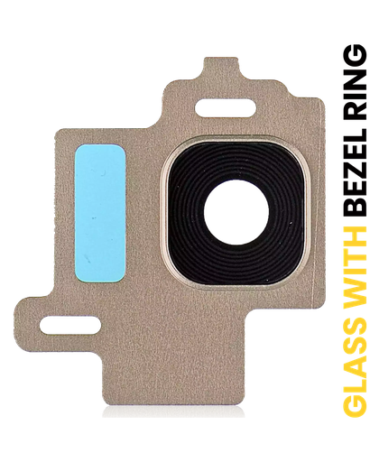[SP-S8-BCLWBR-GO] Back Camera Lens With Bezel Ring For Samsung Galaxy S8 (Gold) (Premium)