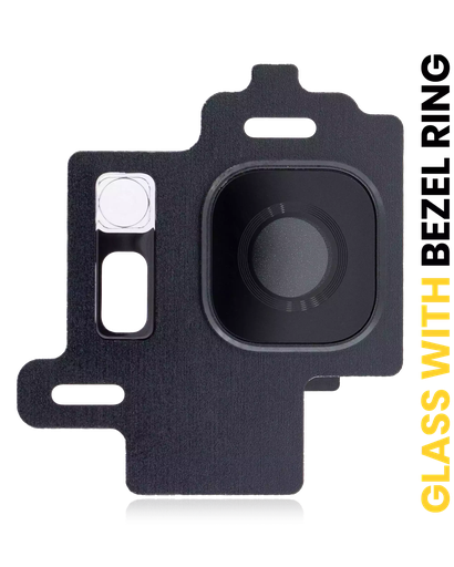 [SP-S8-BCLWBR-MDBK] Back Camera Lens With Bezel Ring For Samsung Galaxy S8 (Midnight Black) (Premium)