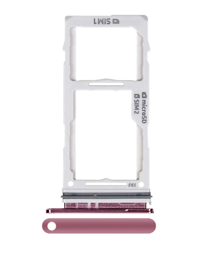 [SP-S10P-DSCT-PN] Dual Sim Card Tray For Samsung Galaxy S10 / S10 Plus / S10E (Flamingo Pink) (Premium)
