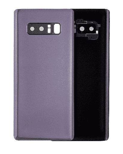[SP-N8-BCVGWCL-NO-GRY] Back Cover Glass With Camera Lens For Samsung Galaxy Note 8 (No Logo) (Orchid Gray)