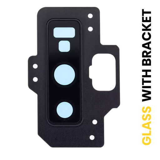 [SP-N9-BCLWBB-MDBK] Back Camera Lens With Bracket / Bezel For Samsung Galaxy Note 9 (Midnight Black) (Premium)