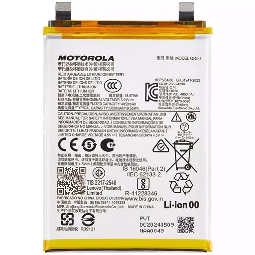 [BAT-XT2407-QR50] Battery For Motorola Moto Edge 50 (XT2407-3 / 2024) (QR50) (Ground Shipping Only)