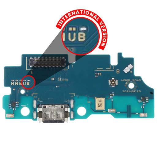 [SP-A166B-CPB-AM-INT] Charging Port Board For Samsung Galaxy A16 5G (A166B / 2024) (International Version) (Aftermarket)