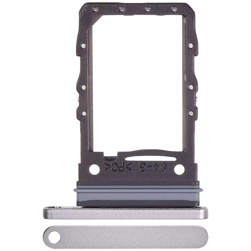 [SP-ZFL6-SSCT-SLV] Single Sim Card Tray For Samsung Galaxy Z Flip 6 (F741) (Premium) (Silver Shadow)