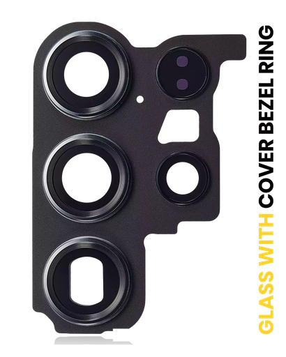 [SP-S23U-BCLWCBR-GR] Back Camera Lens With Cover Bezel Ring For Samsung Galaxy S23 Ultra 5G (Green) (Premium)