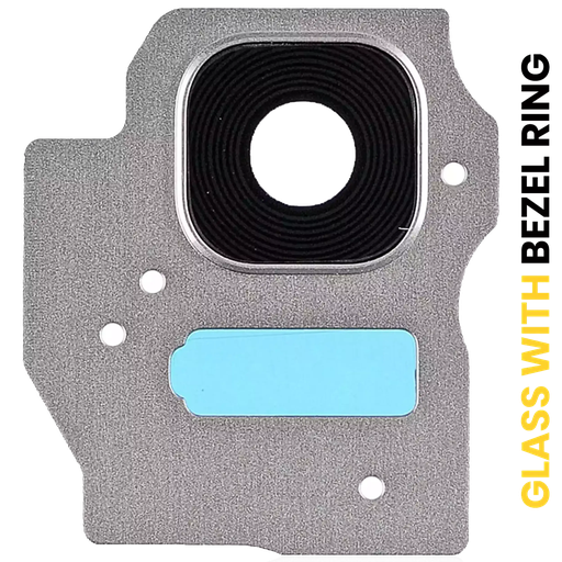 [SP-S8P-BCLWBR-SLV] Back Camera Lens With Bezel Ring For Samsung Galaxy S8 Plus (Arctic Silver) (Premium)
