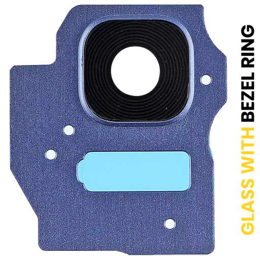 [SP-S8P-BCLWBR-BL] Back Camera Lens With Bezel Ring For Samsung Galaxy S8 Plus (Blue) (Premium)