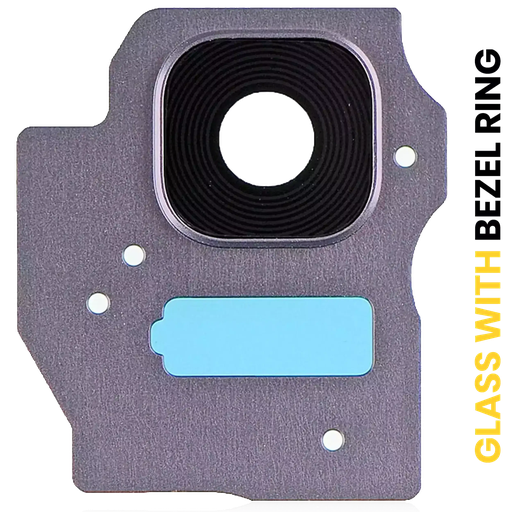 [SP-S8P-BCLWBR-GRY] Back Camera Lens With Bezel Ring For Samsung Galaxy S8 Plus (Orchid Gray) (Premium)