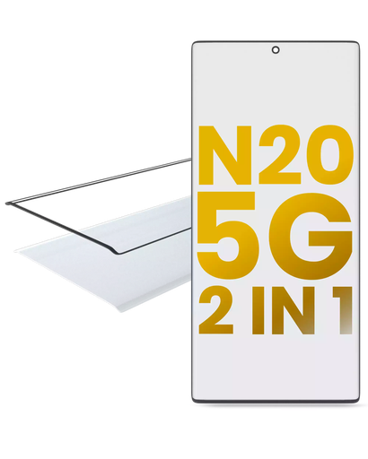 [SP-N20-21OCA] 2 in 1 Front Glass + OCA Pre-Installed For Samsung Galaxy Note 20 5G (Premium)