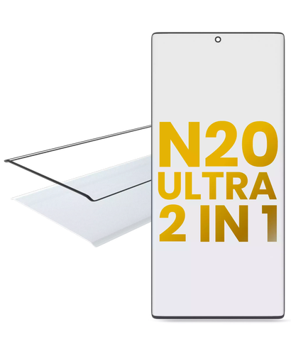 [SP-N20U-21OCA] 2 in 1 Front Glass + OCA Pre-Installed For Samsung Galaxy Note 20 Ultra (Premium)