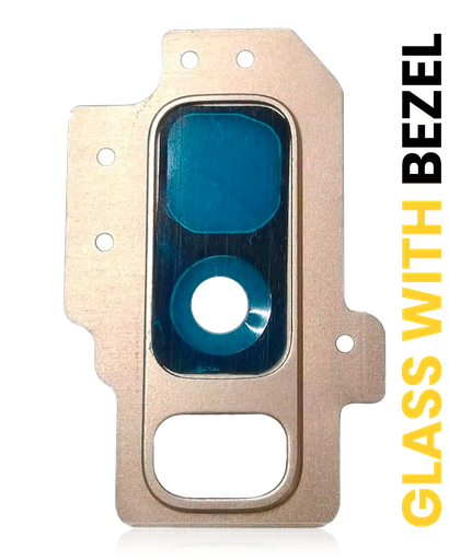 [SP-S9P-BCLWBR-GO] Back Camera Lens With Bezel Ring For  Samsung Galaxy S9 Plus (Sunrise Gold) (Premium)