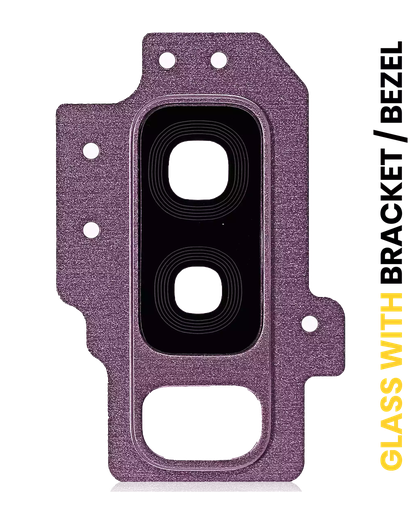 [SP-S9P-BCLWBB-PU] Back Camera Lens With Bracket / Bezel For Samsung Galaxy S9 Plus (Purple) (Premium)