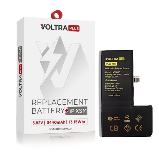 [BAT-VR-IXSM-PLS-HC] VOLTRA Plus High Capacity Battery For iPhone XS Max (Ground Shipping Only)