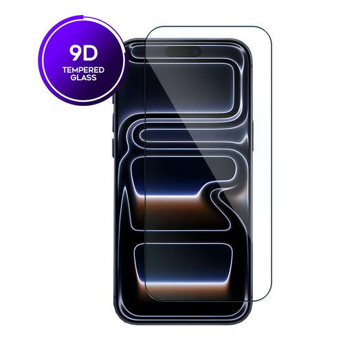 [TG-I17PM-9D-CL] 9D Clear Tempered Glass for iPhone 18 Pro Max / 17 Pro Max (1 Pc)