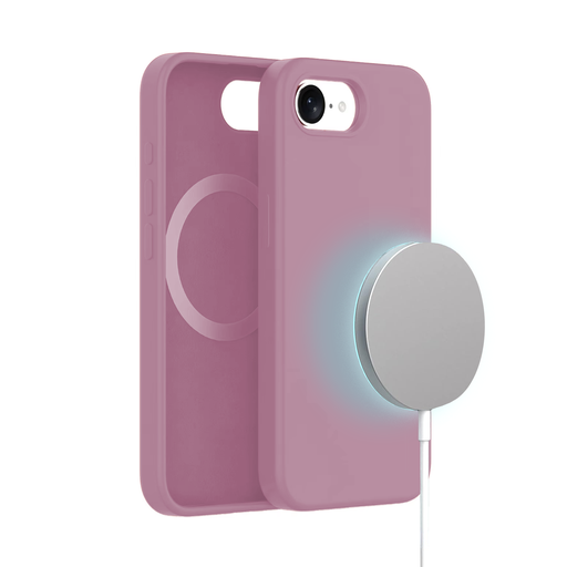 [CS-I16E-MGS-PN] MagSilicone Case for iPhone 17e / 16e - Pink