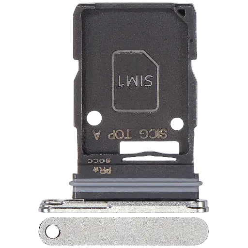 [SP-S25E-SSCT-SLV] Single Sim Card Tray  For Samsung Galaxy S25 Edge (S937) (Premium) (Titanium Silver)