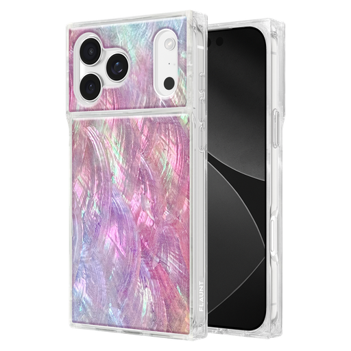 [FT057270] Flaunt - Square Magsafe Case For Apple Iphone 17 Pro Max - Pink Mother Of Pearl