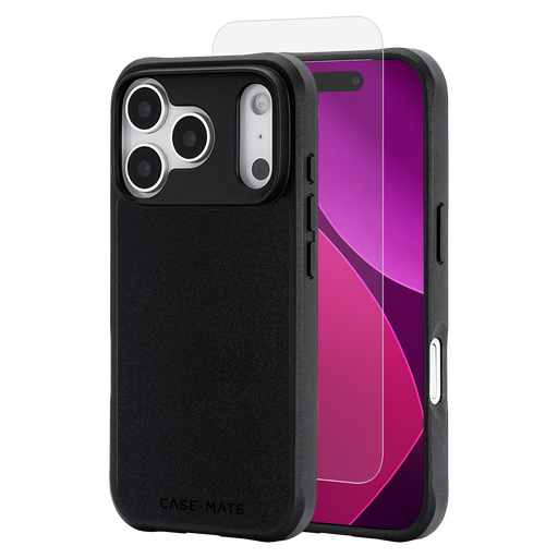 [CM057298] Case-mate - Protection Pack Tough Magsafe Case And Glass Screen Protector For Apple Iphone 17 Pro - Black