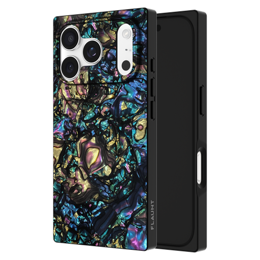 [FT057338] Flaunt - Square Magsafe Case For Apple Iphone 17 Pro - Abalone Shell