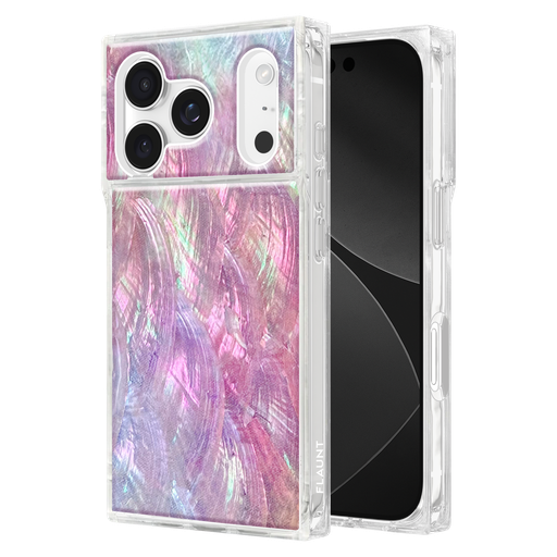 [FT057344] Flaunt - Square Magsafe Case For Apple Iphone 17 Pro - Pink Mother Of Pearl