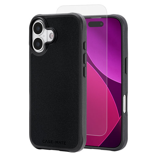[CM057380] Case-mate - Protection Pack Tough Magsafe Case And Glass Screen Protector For Apple Iphone 17 - Black