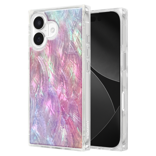 [FT057426] Flaunt - Square Magsafe Case For Apple Iphone 17 - Pink Mother Of Pearl