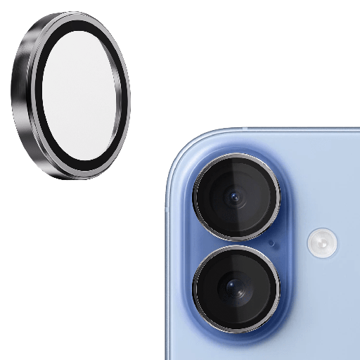 [GGACXXC208AP19D] Gadget Guard - Glass Camera Lens Protector For Apple Iphone 17 - Silver