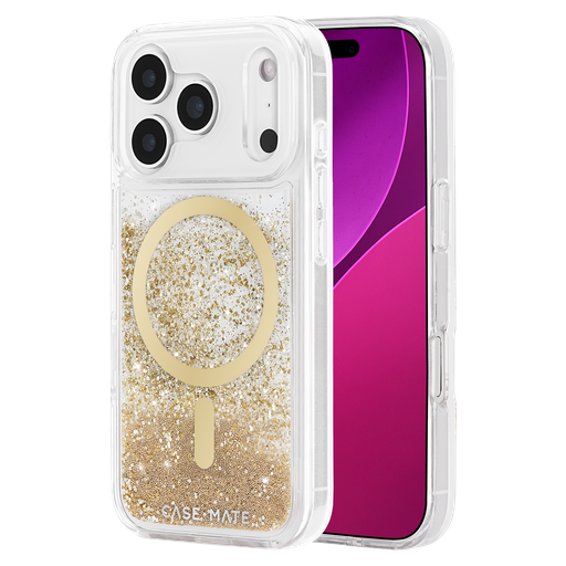 [CM057304] Case-mate - Waterfall Magsafe Case For Apple Iphone 17 Pro - Gold