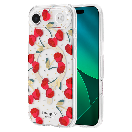 [KS057480] Kate Spade - Protective Magsafe Case For Apple Iphone Air - Cherry Dot