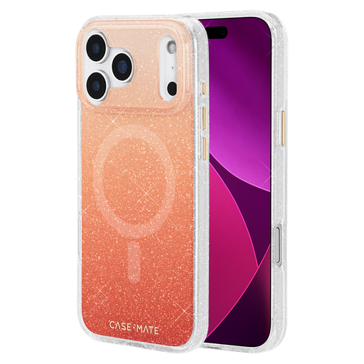 [CM059640] Case-mate - Twinkle Magsafe Case For Apple Iphone 17 Pro Max - Orange Ombre