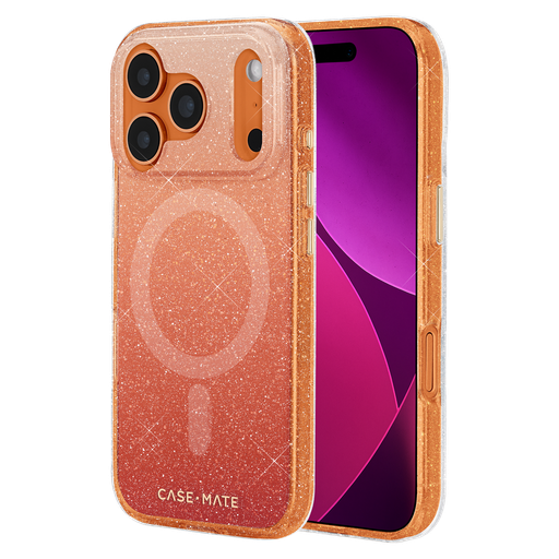 [CM059638] Case-mate - Twinkle Twilight Magsafe Case For Apple Iphone 17 Pro - Orange Ombre