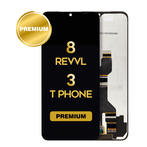 [LCD-TM-R8-BK] LCD Assembly Without Frame For T-Mobile Revvl 8 / T Phone 3 5G (Premium) (All Colors)