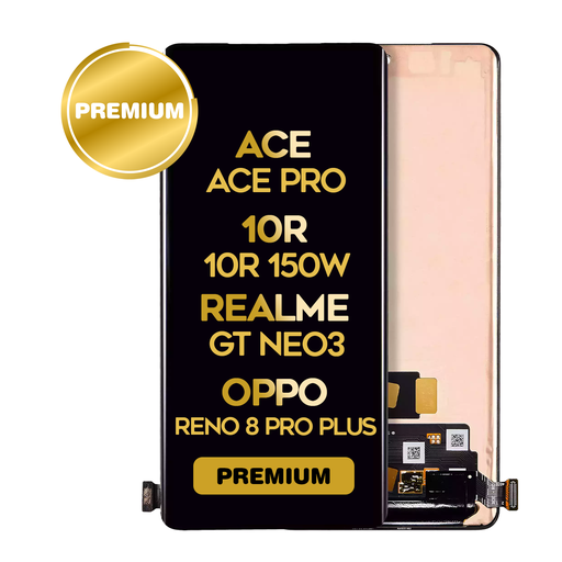 [LCD-OPN-AP-BK] OLED Assembly Without Frame For OnePlus Ace / Ace Pro / 10R / 10R 150W/ Realme GT Neo 3 / Realme GT Neo 3 150W / Oppo Reno8 Pro Plus (Premium) (All Colors)