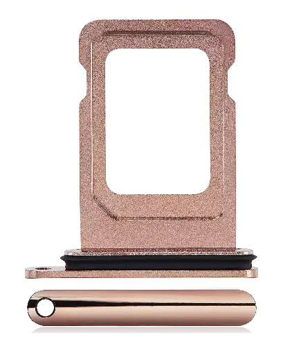 [SP-I11P-DSCT-GO] Dual Sim Card Tray For iPhone 11 Pro / 11 Pro Max (Matte Gold) (Premium)