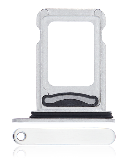 [SP-I13PM-DSCT-SLV] Dual Sim Card Tray For iPhone 13 Pro / 13 Pro Max (Silver) (Premium)