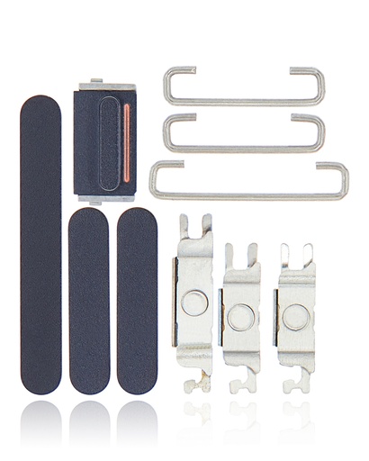 [SP-I12M-HBPVS-BK] Hard Buttons (Power / Volume / Switch) For iPhone 12 Mini (Black) (Premium)