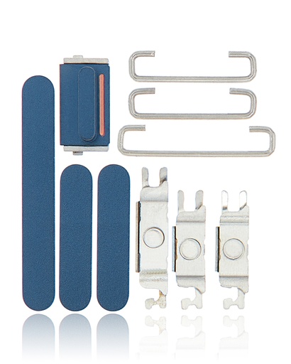 [SP-I12M-HBPVS-BL] Hard Buttons (Power / Volume / Switch) For iPhone 12 Mini (Blue) (Premium)
