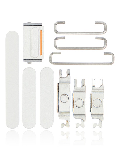[SP-I12M-HBPVS-WH] Hard Buttons (Power / Volume / Switch) For iPhone 12 Mini (White) (Premium)